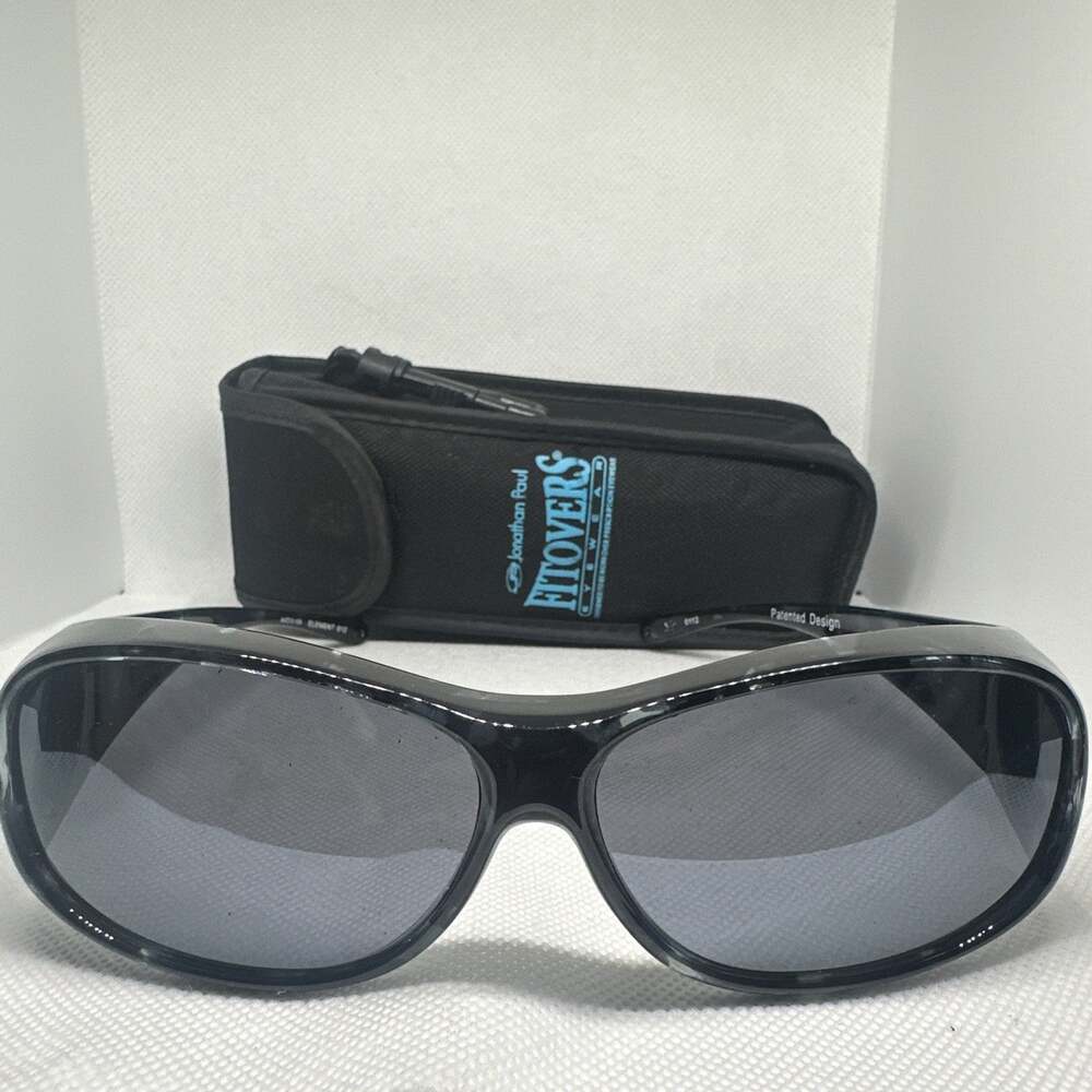 Jonathan Paul Fitovers Element 012 Polarized Sunglasses Black 62-12-125 Fit Over